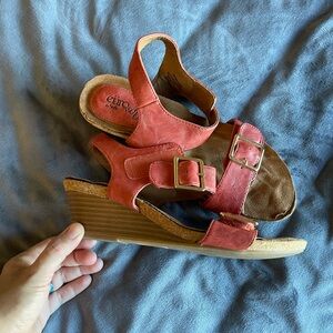Eurosofft by sofft, pink wedge